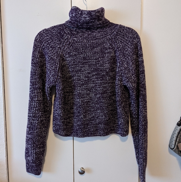Purple Turtleneck Sweater - Picture 3 of 4